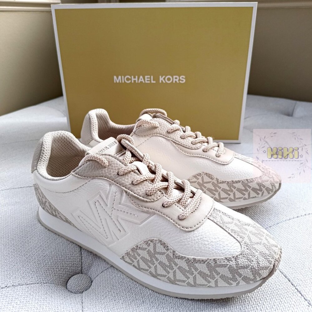 Michael Kors Essex Mixed-Media Trainer - Picture 8 of 12